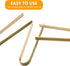 30 Pcs Wooden Tongs for Charcuterie, Mini Bamboo Disposable Tongs for Serving Food, Natural Wooden Cooking