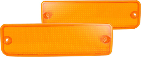 HECASA 2PCS Turn Signal Light Lens, Yellow Amber Lens Pair for 1992-1995 Toyota Pick-Up Truck (2 Wheel Drive Models