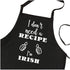 Funny Apron for Grilling and Cooking! Great Gift for Father's Day, or for Any dad, Grandfather, Son, Brother or Uncle That Likes to Barbecue! Irish Recipe Gag Gift! …