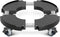 VANCASTLE Plant Caddy with Lockable Wheels Heavy Duty 450lbs Capacity, 15-22 Inch
