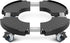 VANCASTLE Plant Caddy with Lockable Wheels Heavy Duty 450lbs Capacity, 15-22 Inch