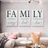 GUBIYU Set of 3 Inspirational Canvas Prints, Black and White Framed Art for Home Decor, 12"x16"