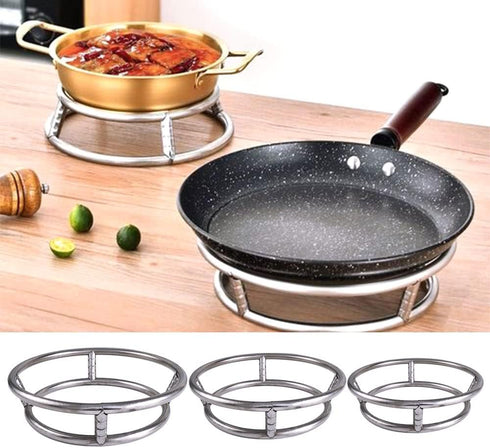 Stainless Steel Wok Ring, Wok Rack for Pot Gas Stove Fry Pan, 26cm/10.23inch