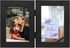 Frametory 4x6 Double Picture Frame Hinged Photo Frames for Desktop (Black, 4x6 Double)