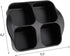 5 Set Set Jucoan PCS Oil Vinegar Dispenser Bottles with Caddy Stand, Tabletop Glass Salt Pepper Shaker Olive Oil