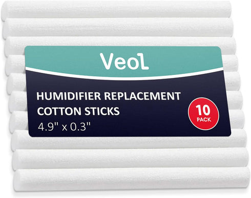 2024 Choice Humidifier Cotton Stick Filter Replacement, Portable Refill Sponges for H2O, GENIANI, USB, Travel (Pack of