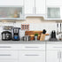 Adhesive Wall Mounted 12 Slot Coffee Pod Holder - Space Saving Organizer Rack Compatible with K Cups for Kitchen
