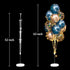 Cicicooie 2 Set Balloon Stand Kit for Floor with String Light Rolay Blue Centerpieces Balloon Holder Decoration