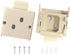Universal Roller Shade Mounting Brackets, Aluminum Cordless Blinds Hardware for Indoor/Outdoor Replacement (1, Beige)