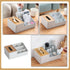 Cabilock Multifunction Hair Tool Organizer Box, Light Grey Desktop Storage for Home and Office Supplies