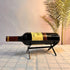 kaileyouxiangongsi Countertop Wine Holder, Metal Wine Rack for Storage and Display (Black)