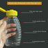 THYULIFE 2 Pack 180ml Empty Plastic Honey Bottles with Funnel, Squeeze Honey Jars Leakproof Honey Dispenser No Drip