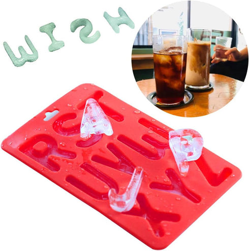 4 Pcs Silicone Numbers Alphabets Molds - FineGood Candy Biscuit Chocolate DIY Baking Trays