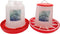 Chicken Waterer and Feeder Set | 1.5 Gallon Poultry Drinker and 11