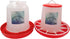 Chicken Waterer and Feeder Set | 1.5 Gallon Poultry Drinker and 11
