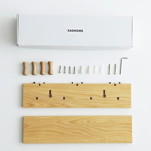 Wall Mount Coat Rack with Shelf, Sturdy Wooden Floating Shelf withHooks Save Your Indoor Space, Wall Organizer siutable