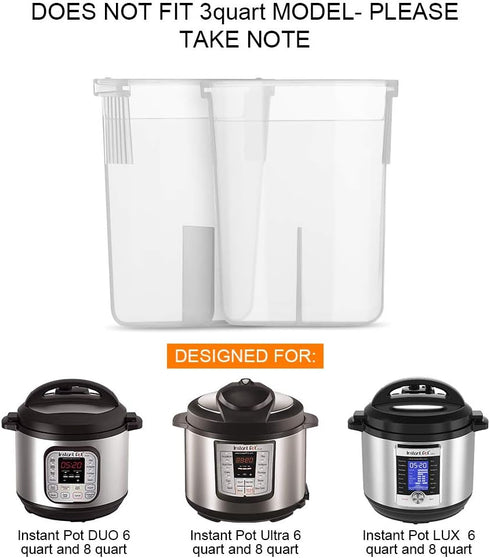 Original Condensation Collector for Instant Pot 5, 6, 8 Quart Duo, Duo Plus, Ultra, Lux, Smart - 2 Pack