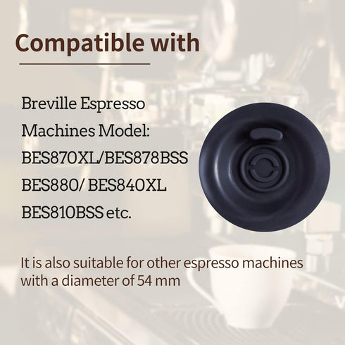 2 Pack 54mm Espresso Backflush Cleaning Disc, Compatible with Breville Espresso Machines, 54mm Backflush Disc