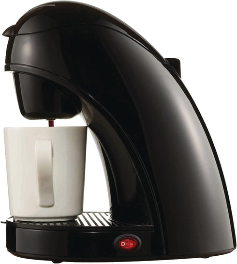 Brentwood Single Serve Coffee Maker with Mug, Black
