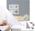 iCAGY Self Adhesive Acrylic Mirror Sheet, 12x12 inch Square Non Glass Sticky Tile, Thickness 0.08in (2mm) for Home Decor
