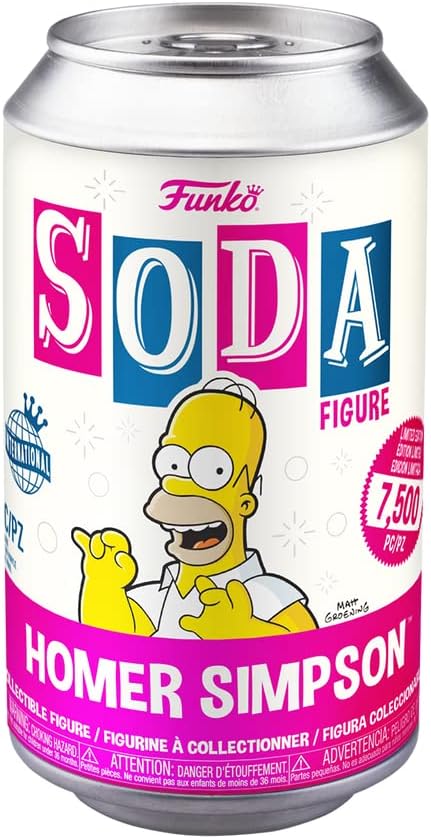 POP Funko Vinyl SODA Homer Simpson, Red
