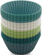 24 Pack Silicone Baking Cups, Reusable Non-Stick Muffin Liners in Standard Size for Baking (4 Colors).