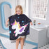 1 2 3 4 5 Unicorn Towel Poncho for Toddler s Kids Bath Beach Pool Girl Age Old Swim Cover-ups with Bag