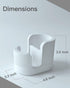 2-in-1 Diatomite Sponge Holder for Kitchen Sink, Quick-Drying Sponge and Dish Brush Holder, Absorbent Stone Sink Caddy