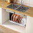 Adjustable Pot and Pan Organizer, Heavy Duty Lid Organizer for Kitchen Storage with 10 Compartments