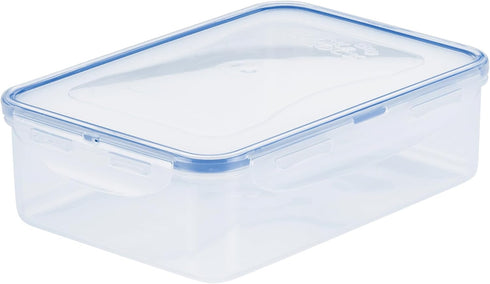 LOCK & LOCK Easy Essentials Food Storage Containers, BPA Free, 54 Ounce, Clear