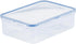 LOCK & LOCK Easy Essentials Food Storage Containers, BPA Free, 54 Ounce, Clear