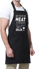 Miracu Funny Cooking Aprons for Men - Christmas, Birthday Gifts for Husband, BBQ Apron with Pockets