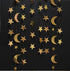 Decor365 Gold Moon Star Garland - Ramadan Decorations, Hanging Twinkle Little Star Birthday Party Decor