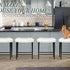 Set 4 Counter Bar Stool Cover Rectangle of Waterproof PU Height Bar stools Slipcovers Saddle Stool Slipcover Bench Seat