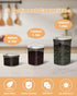 Large Food Storage Containers with Lid Airtight, 1.6QT/1800ML BPA Free Plastic Canister for Flour, Sugar, Cereal, Coffee