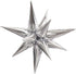 Jumbo Foil 12 Point Silver Star Balloons by Unique Industries