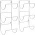 6 Sorbus Towel Holder for Bathroom Wall - Level Wall Mounted Towel Rack Shelves for Rolled Bath Towels, Washcloths