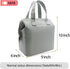 Mziart Insulated Lunch Bag, Simple Bento Cooler Tote for Lunch Box for Women Men Adult Picnic Working Hiking Beach