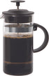 OGGI French Press Coffee Maker (12 fl oz) - 3 Cup / 350 ml Capacity, Stainless Steel Lid & Plunger, Black