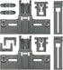 UPGRADED W10350376 Dishwasher Top Rack Adjuster Parts for Kitchenaid Whirlpool Kenmore Dishwasher Repair