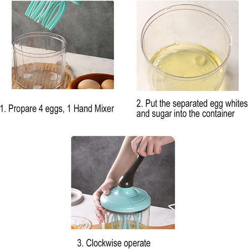 Electric Hand Mixer, Egg Beater Device, Handheld Mixer for Kitchen, Kitchen Egg Whisk for Home Use