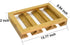 RIIPOO Bamboo Wine Glass Rack Hangers, Under Cabinet Holders for Home Kitchen & Bar Storage