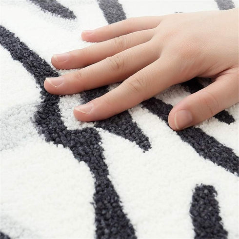 Tiger Print Rug, Cartoon Cute Faux Area Rugs, Fluffy Animal Print Mat for Kids Playroom Home Decor (2.6x1.8Ft)