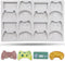 SAKOLLA Game Controller Silicone Molds - 16 Cavity Molds for Chocolate, Candy, Cake Decoration, Cake Pops, Resin