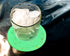 ONLYKXY 3pcs Luminous Silicone Coaster Set Candy Pink Modern Drink Mats for Outdoor Table Coffee Tea Kitchen Decor