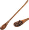 Operitacx 4 Pcs Long Handle Wooden Mixing Spoons, Bulk Wooden Spoons for Honey, Mixing, Stirring, Cooking