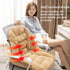 Yuthsona 35.4 19.12in Non-Slip Rocking Desk Chair with High Back Support - Soft Office Seat Cushion with Ties