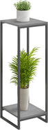 34" Tall Plant Stand Indoor, 2-Tier Modern Plant Shelf, Corner Flower Pot