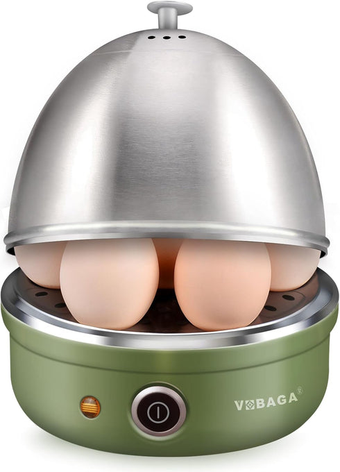 VOBAGA Electric Egg Cooker, Rapid Egg Boiler with Auto Shut Off for