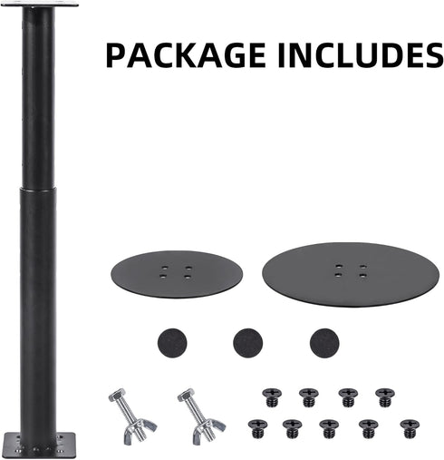 ZSHIGANMA 12-22" (6" Base,8" Plant Risers for Inside Pots, Adjustable Height Metal Planter Lift Inserts Fillers Risers